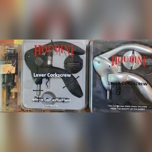 3 CORKSCREW LEVER HOUDINI(2) & CORKPOPS (1)